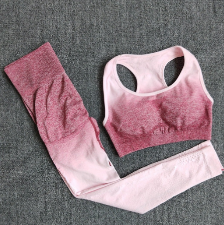 Women's Gradient Seamless Sportswear Yoga Set (One Piece)