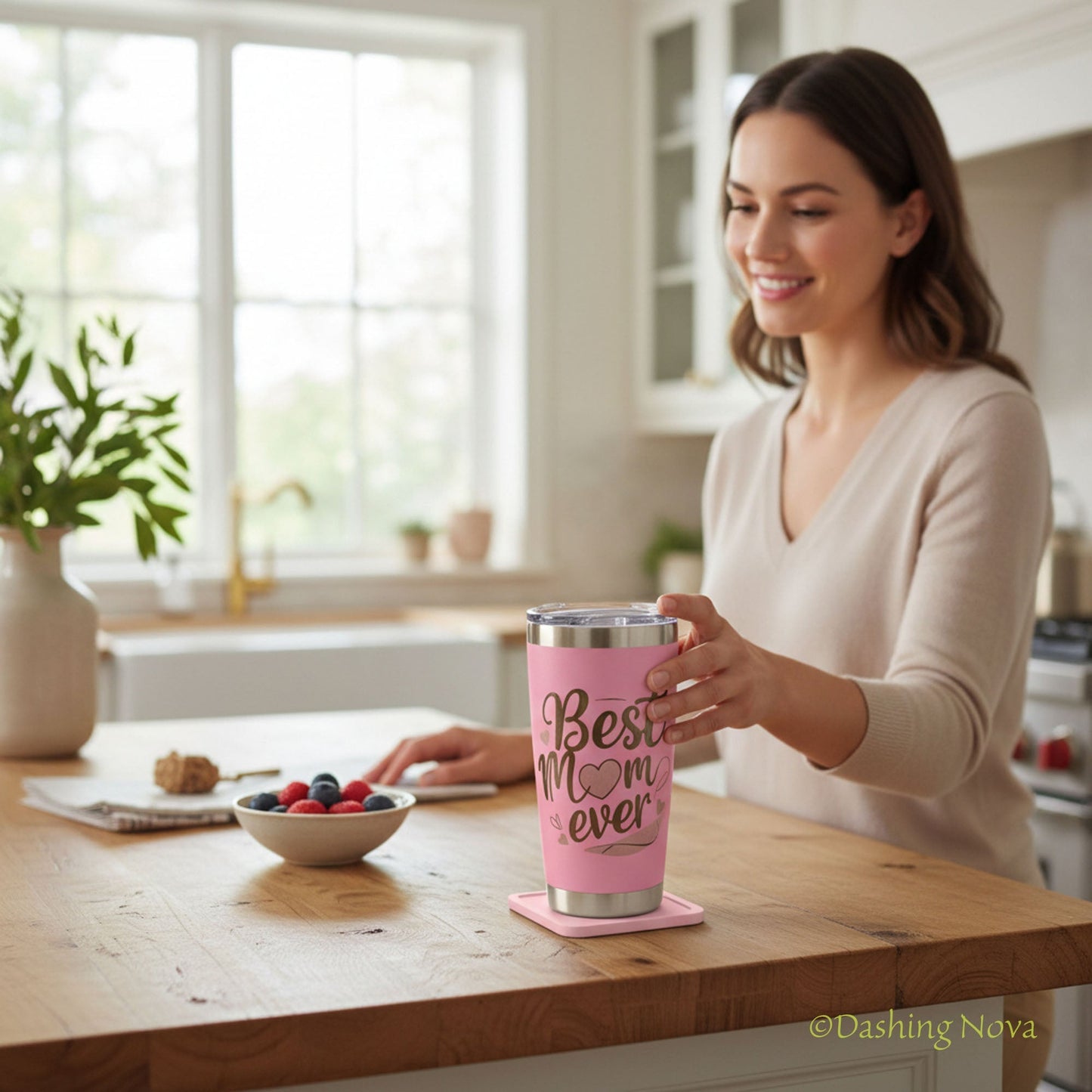 Best Mom Ever 20oz Insulated Tumbler Steel Mothers Day Gift