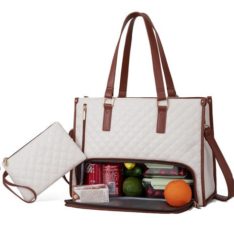 Insulated lunch & laptop tote