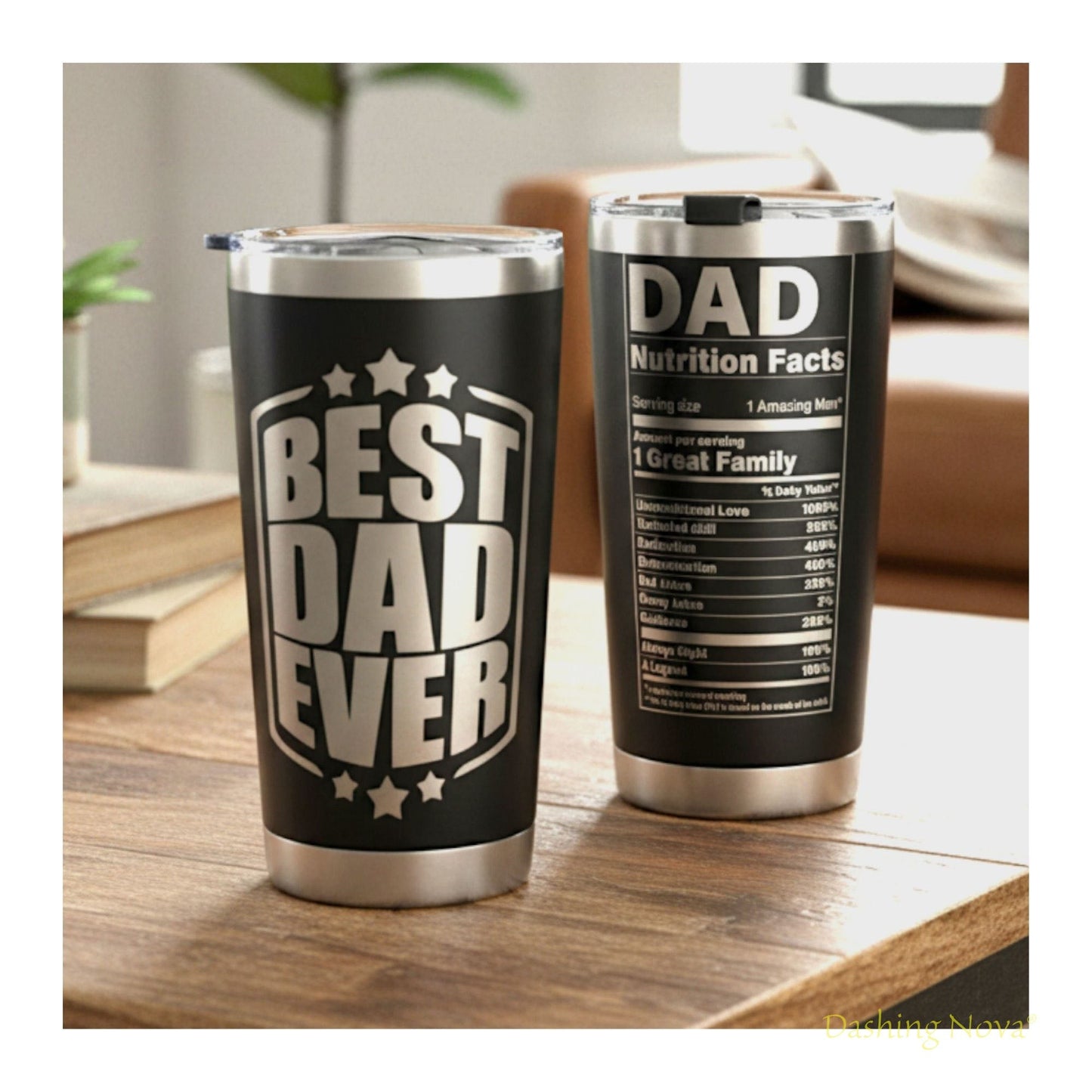 Best Dad Ever Tumbler - Father's Day & Birthday Gift for Dad