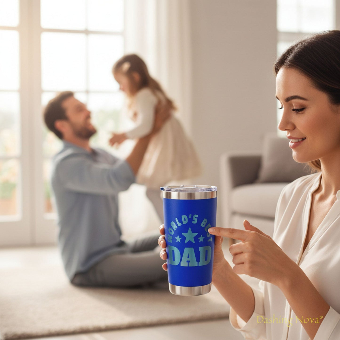 Best Dad Ever Tumbler - Father's Day & Birthday Gift for Dad
