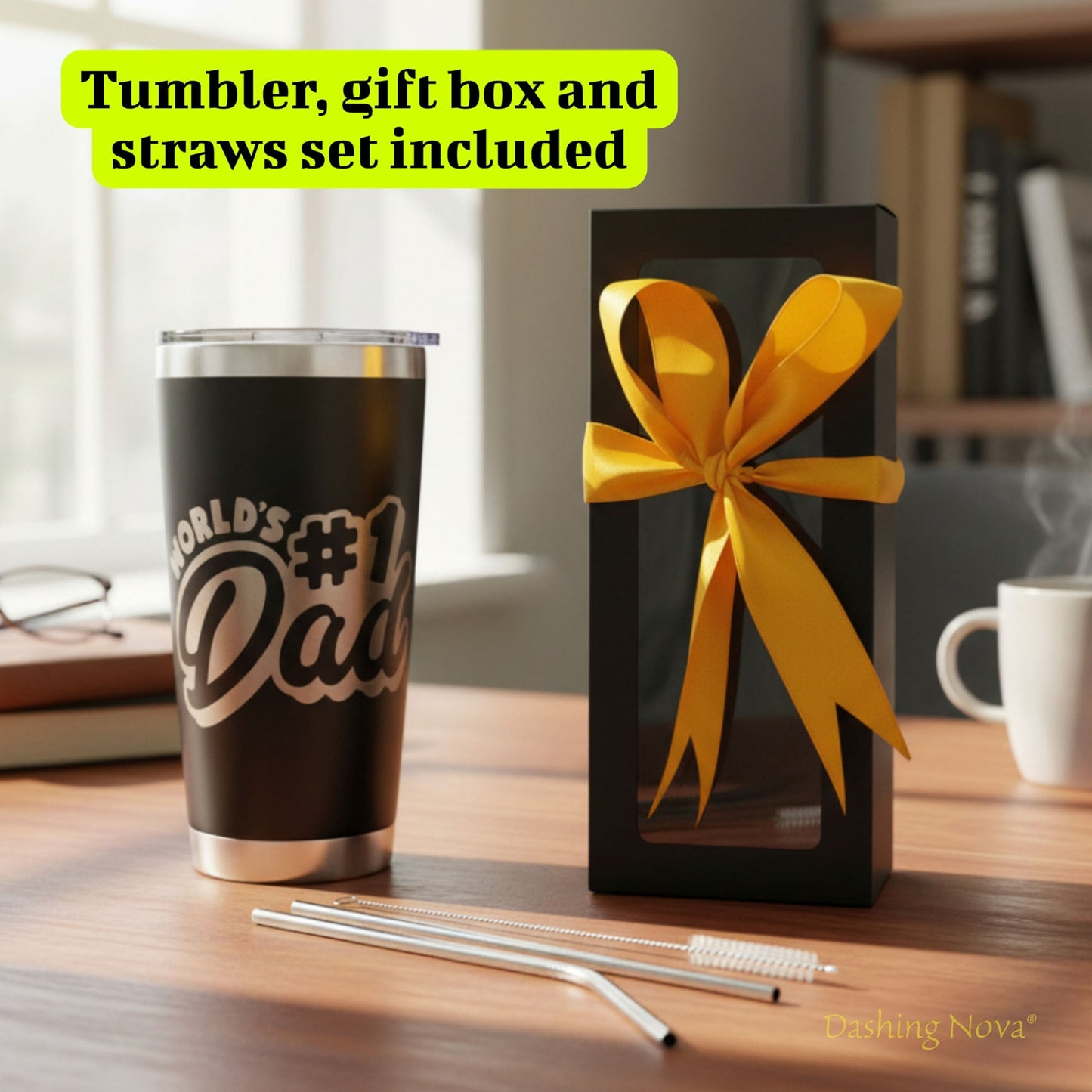 Best Dad Ever Tumbler - Father's Day & Birthday Gift for Dad