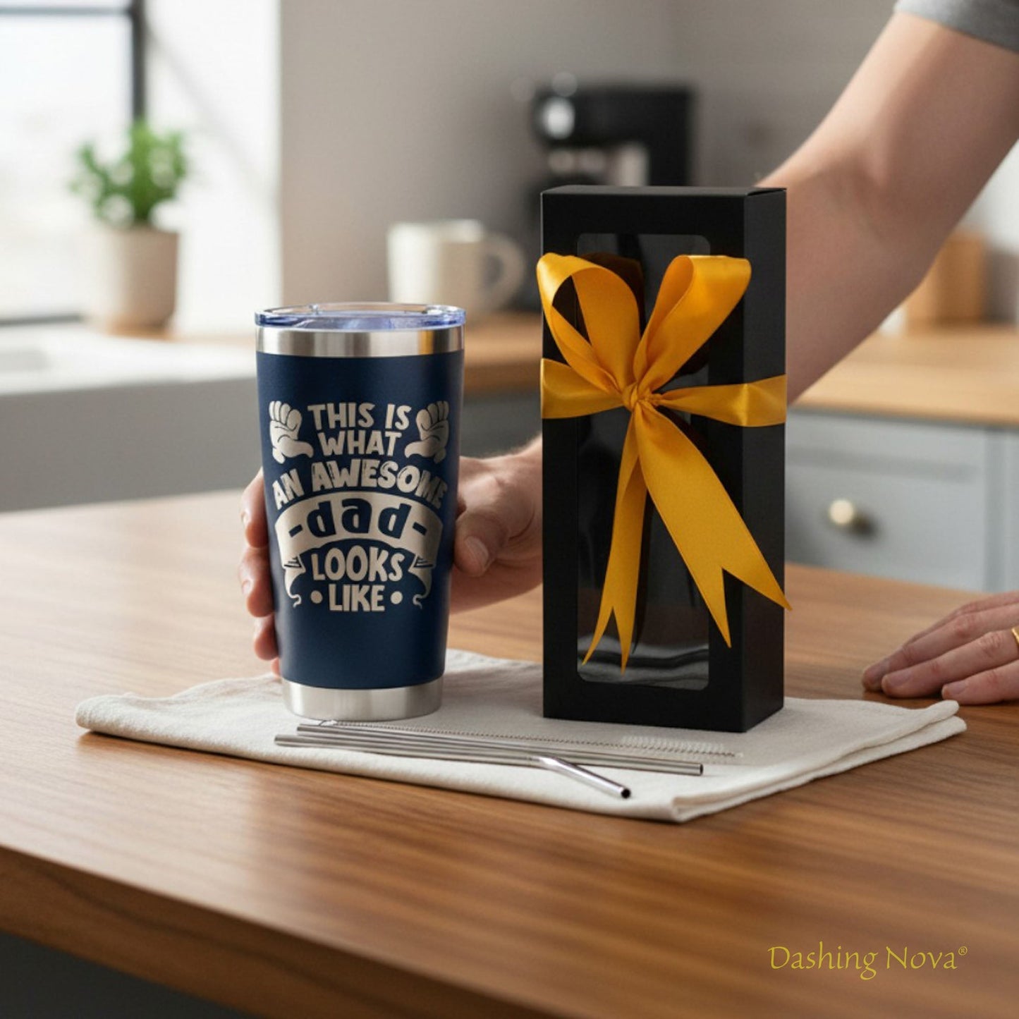Best Dad Ever Tumbler - Father's Day & Birthday Gift for Dad