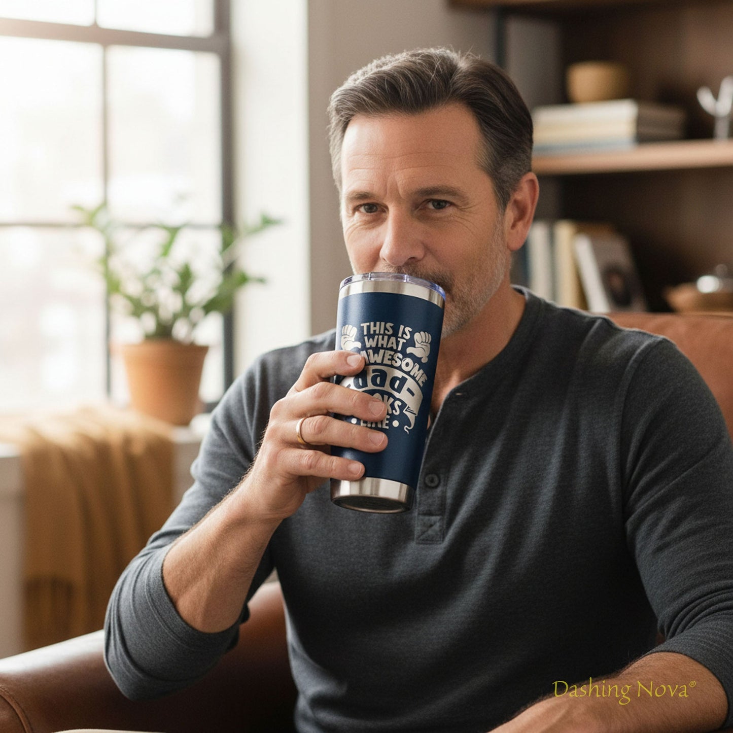 Best Dad Ever Tumbler - Father's Day & Birthday Gift for Dad