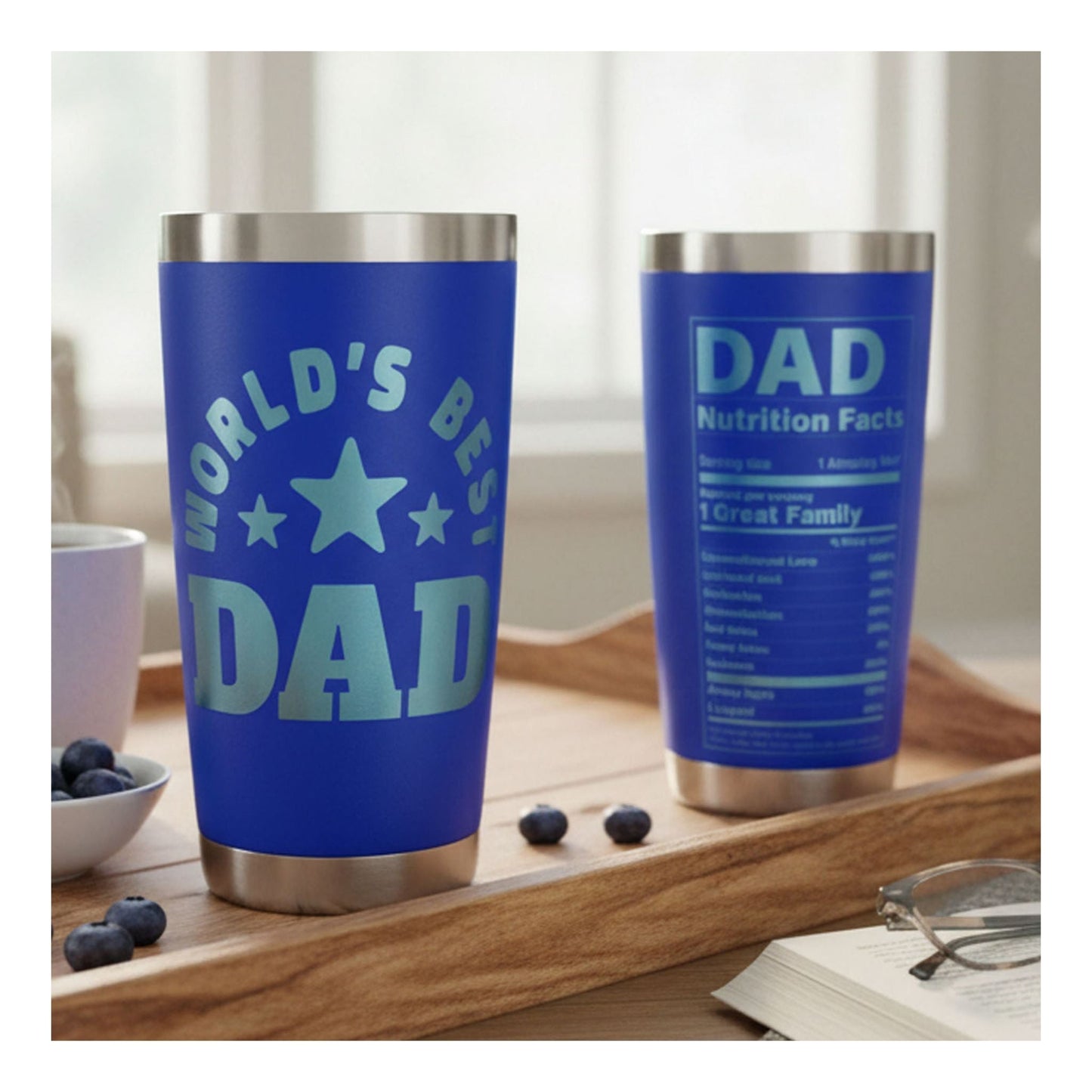 Best Dad Ever Tumbler - Father's Day & Birthday Gift for Dad