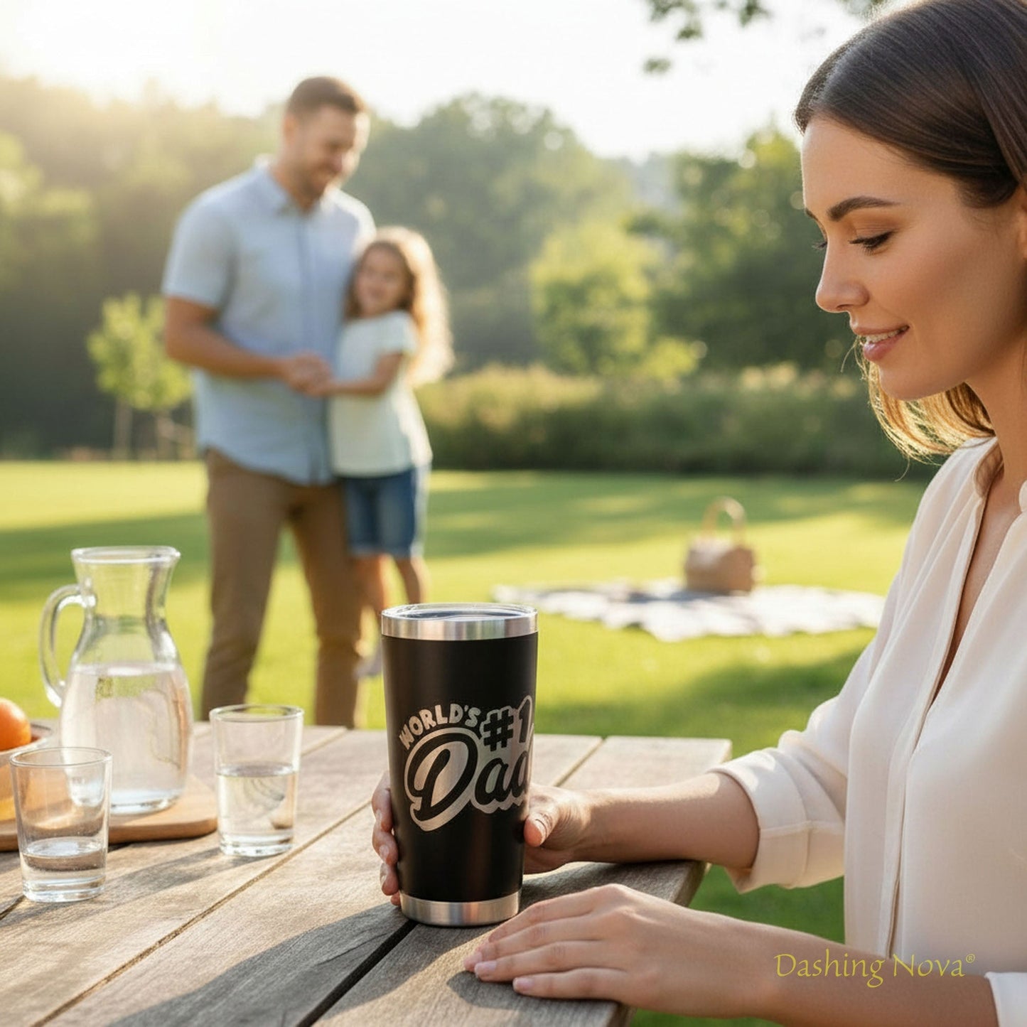 Best Dad Ever Tumbler - Father's Day & Birthday Gift for Dad