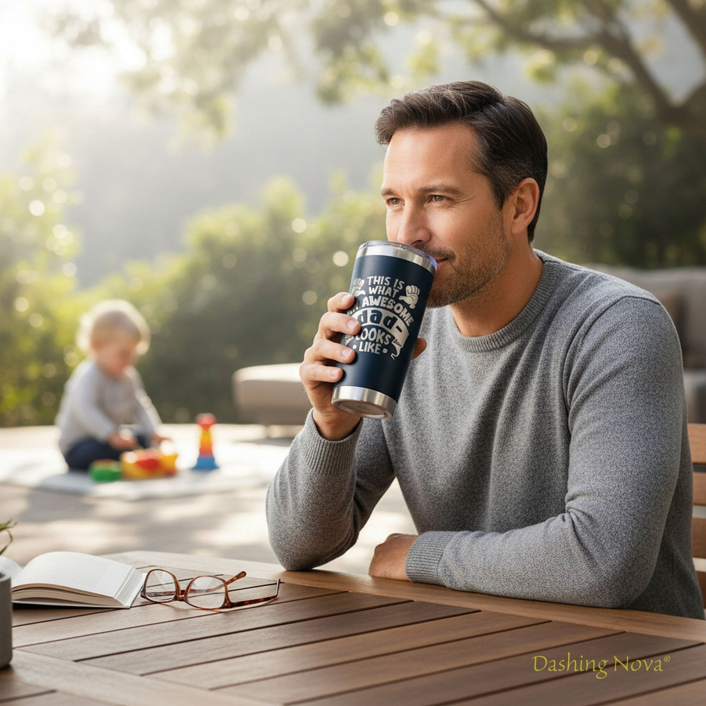 Best Dad Ever Tumbler - Father's Day & Birthday Gift for Dad