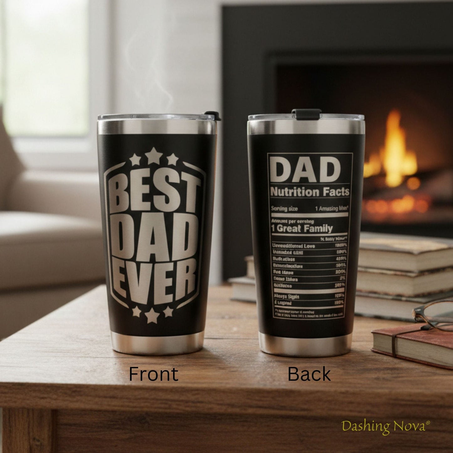 Best Dad Ever Tumbler - Father's Day & Birthday Gift for Dad