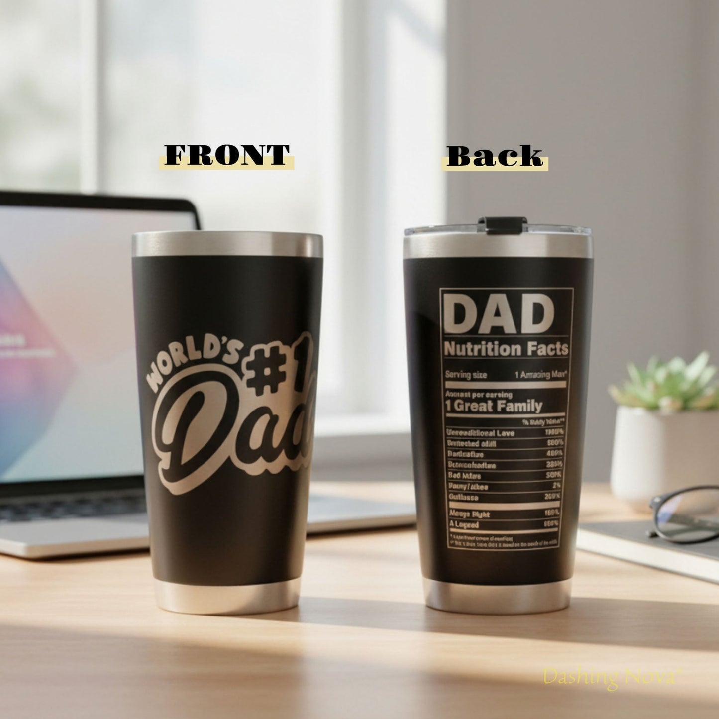 Best Dad Ever Tumbler - Father's Day & Birthday Gift for Dad