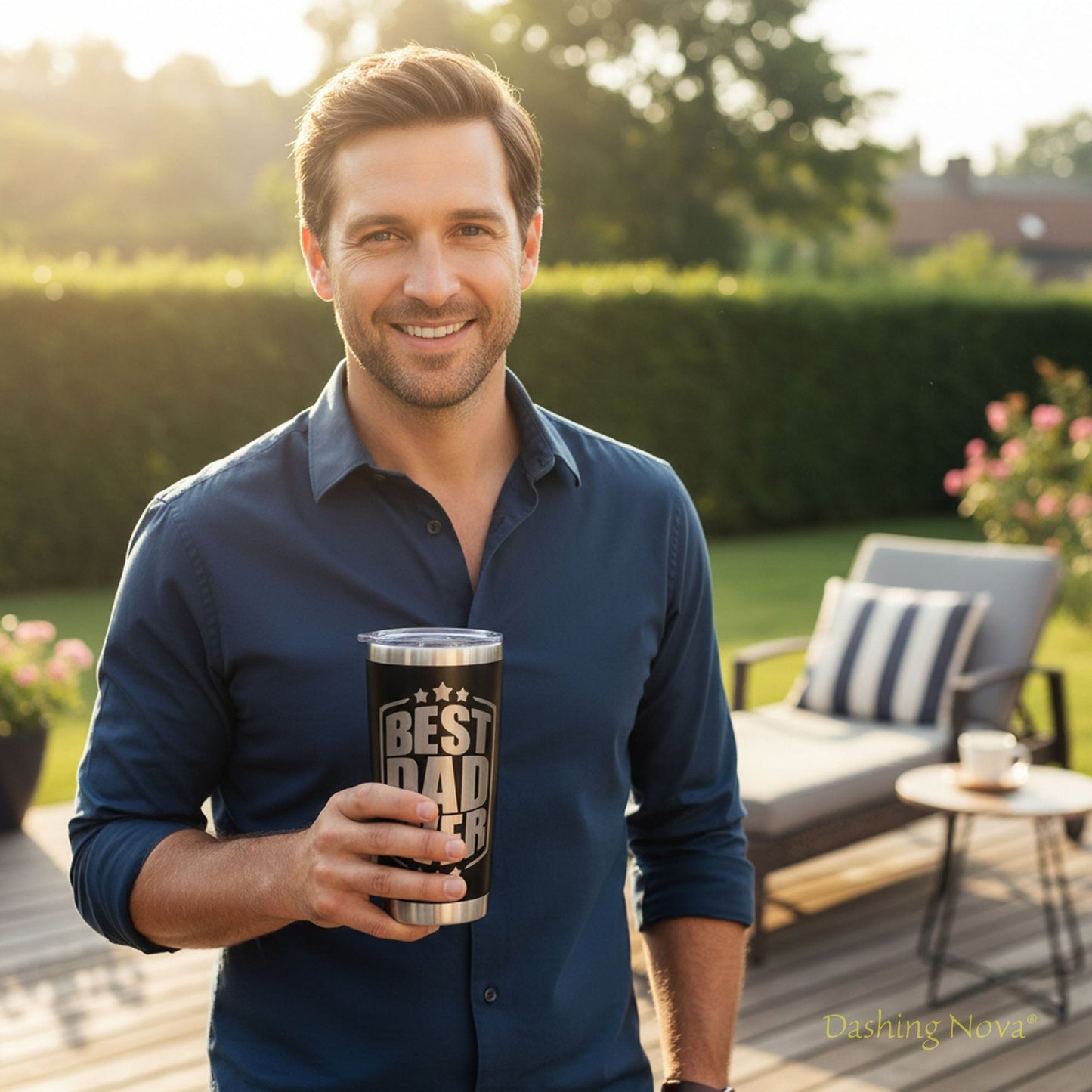 Best Dad Ever Tumbler - Father's Day & Birthday Gift for Dad