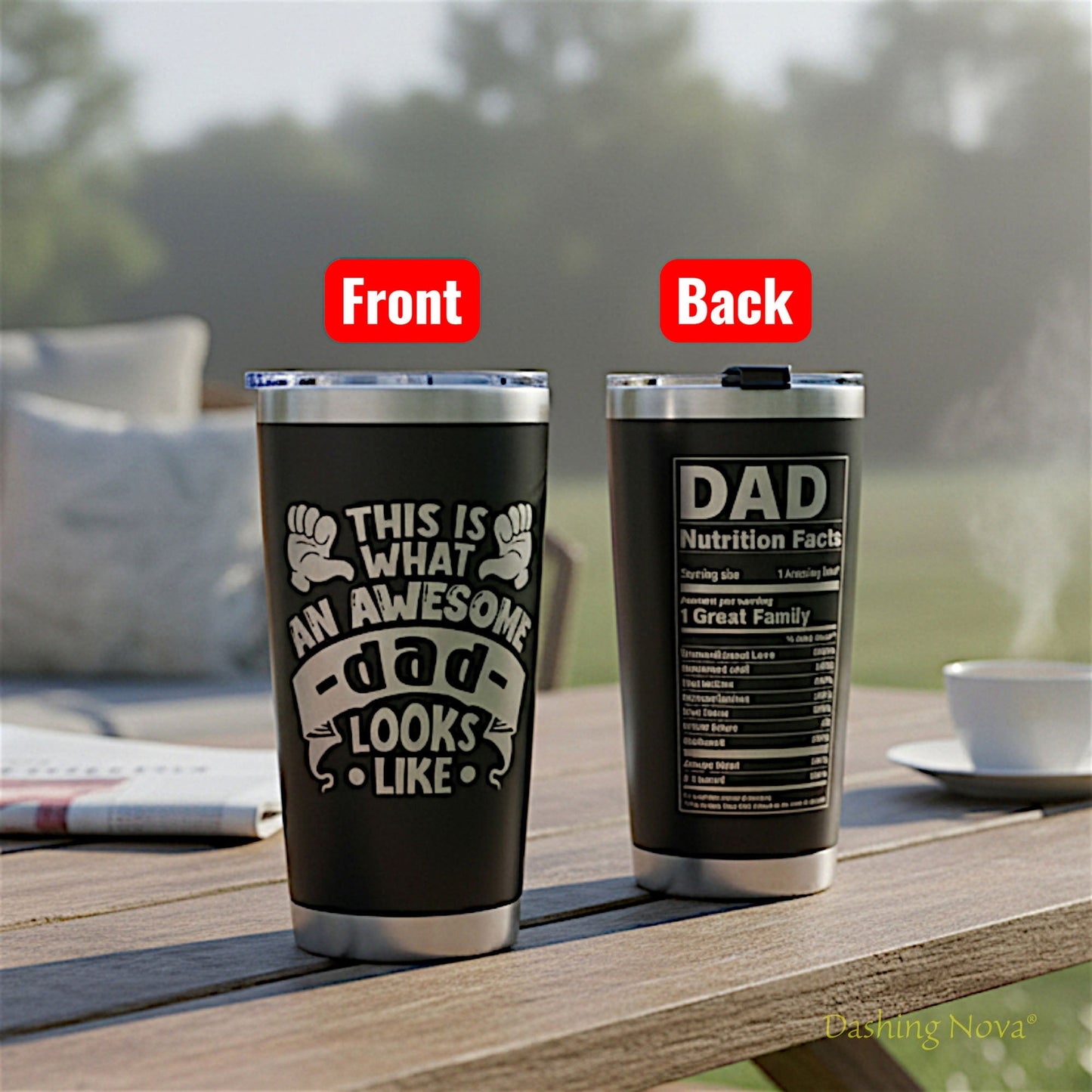 Best Dad Ever Tumbler - Father's Day & Birthday Gift for Dad